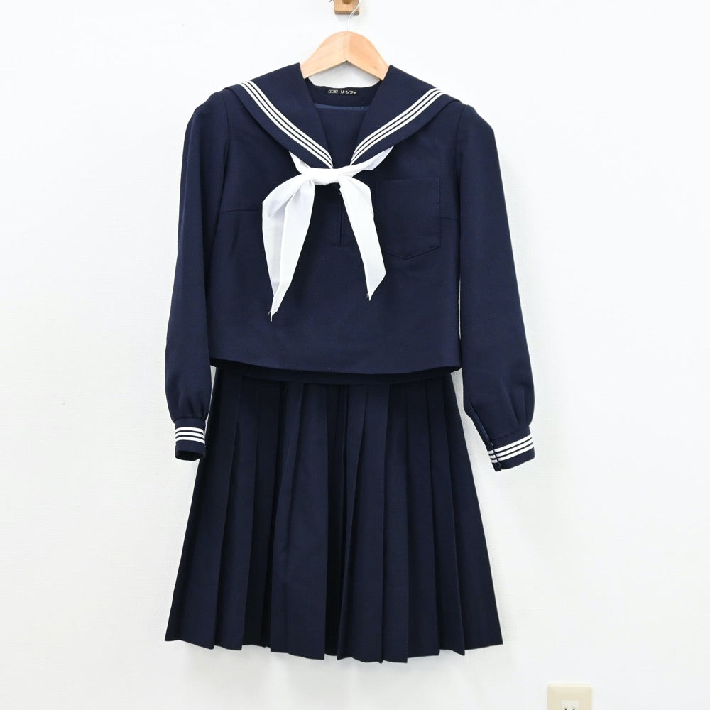 Shopping For 【中古】鳥取県 南中学校 女子制服 3点（セーラー服・スカート）sf011160 Online